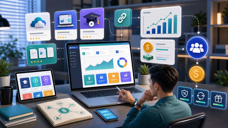 Affiliate sản phẩm số là gì? Cách kiếm tiền online hoa hồng cao cho người mới