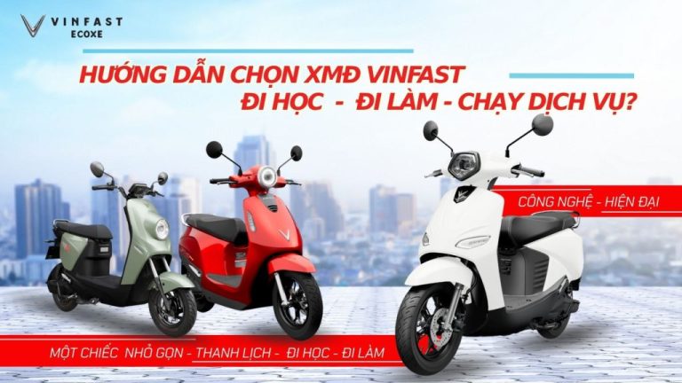 Cách chọn xe máy điện VinFast đi học, đi làm và chạy dịch vụ: Chọn đúng để tiết kiệm lâu dài