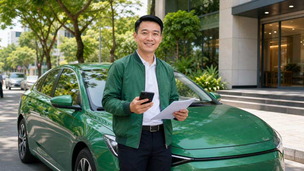 Cách đăng ký Xanh SM ô tô với hồ sơ và điện thoại