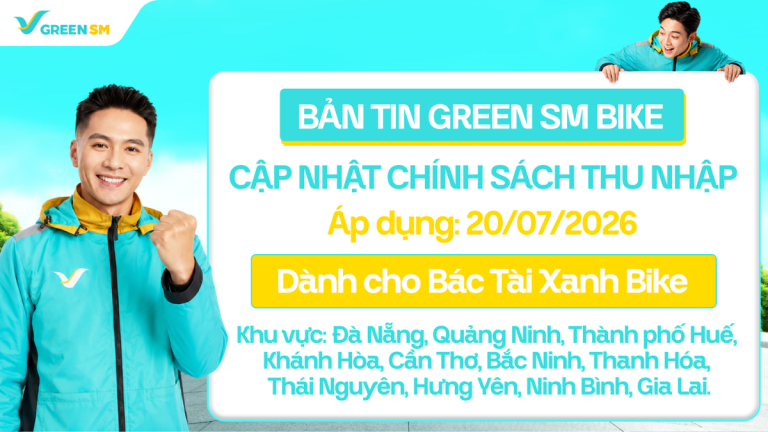 Chính sách vận doanh GreenSM tại Đà Nẵng, Quảng Ninh, Huế và các tỉnh miền Trung - miền Bắc