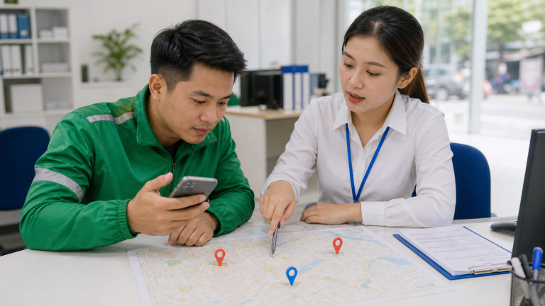 Địa chỉ đăng ký Xanh SM và điểm tiếp nhận hồ sơ