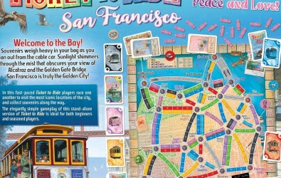 Hướng dẫn chơi Ticket to Ride San Francisco: chinh phục thành phố trong một ván nhanh