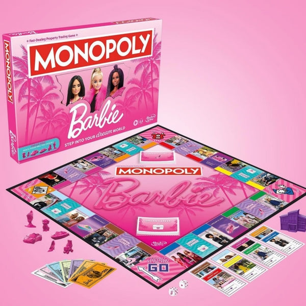 Monopoly Barbie Edition: board game màu hồng nổi bật cho fan Barbie năm 2026
