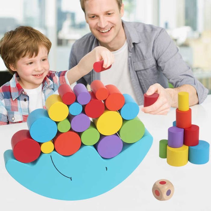 Cách chơi xếp gỗ thăng bằng Balance Moon