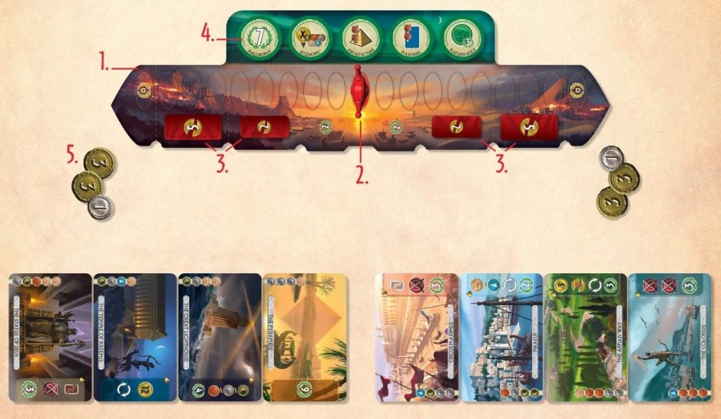 Hướng dẫn chi tiết cách chơi 7 Wonders Duel
