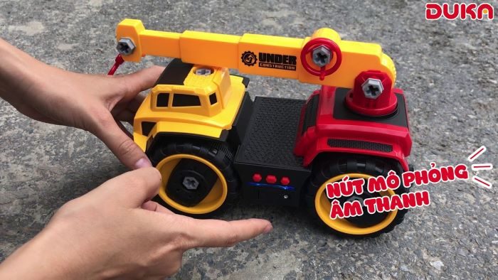 Mẫu xe cần cẩu đồ chơi