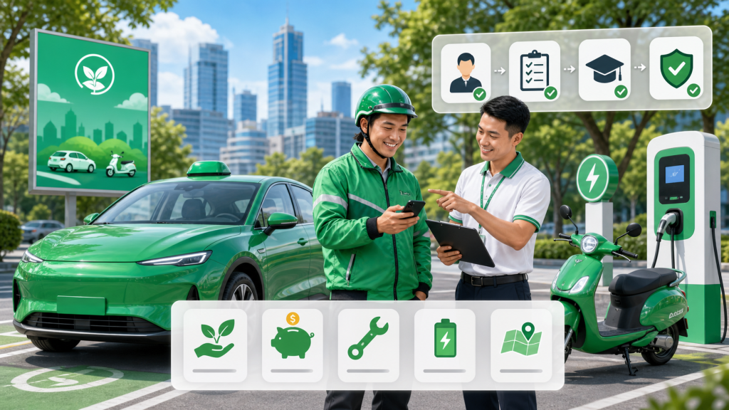 Đăng Ký Tuyển Dụng Tài Xế Taxi Xanh VinFast: Cơ Hội Nghề Nghiệp Xe Điện