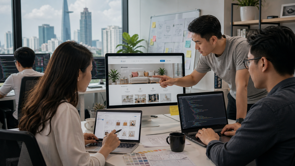 Thiết kế website TPHCM: giải pháp làm web chuyên nghiệp cho doanh nghiệp tăng trưởng