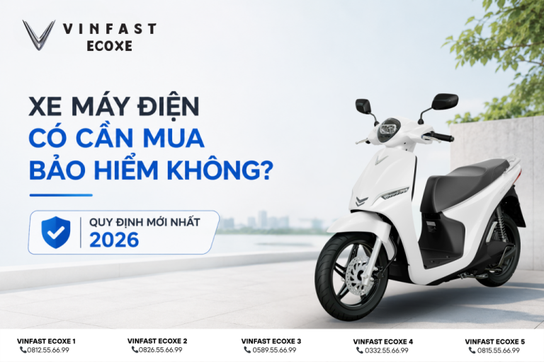 Xe máy điện có cần mua bảo hiểm không? Quy định và lưu ý năm 2026